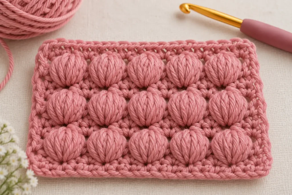 12 Basic Crochet Stitches for Beginners (With Easy Instructions) 11. Puff Stitch