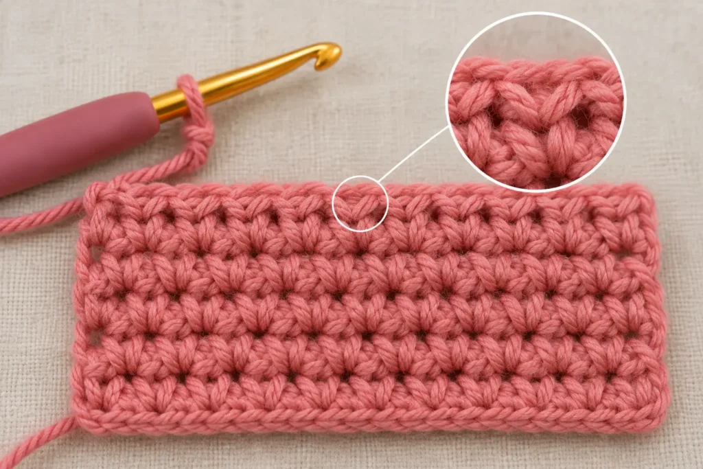 12 Basic Crochet Stitches for Beginners (With Easy Instructions) 2. Single Crochet (sc)