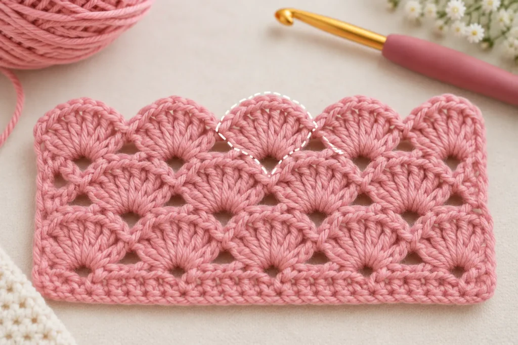 12 Basic Crochet Stitches for Beginners (With Easy Instructions) 9. Shell Stitch