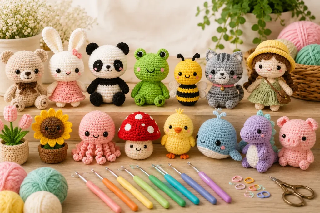 Amigurumi for Beginners How to Crochet Your First Cute Mini Bunny _ What Is Amigurumi?