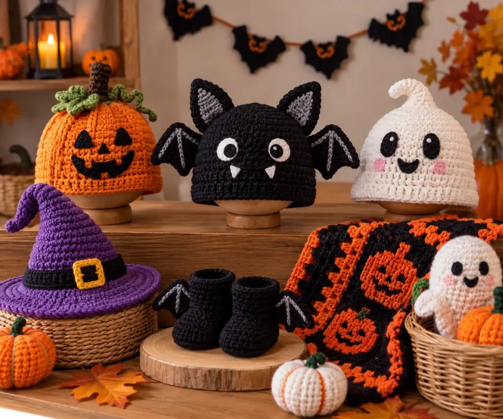 Bat Crochet Hat for Halloween 1 Amazing Baby Project to Try 4 More Halloween Crochet Ideas