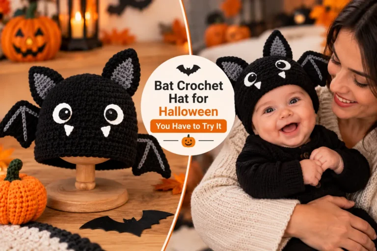 Bat Crochet Hat for Halloween 1 Amazing Baby Project to Try