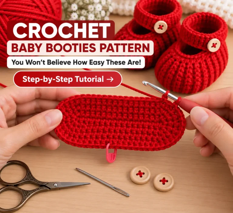 Easy Crochet Baby Booties Pattern A Sweet Handmade Pair for Little Feet