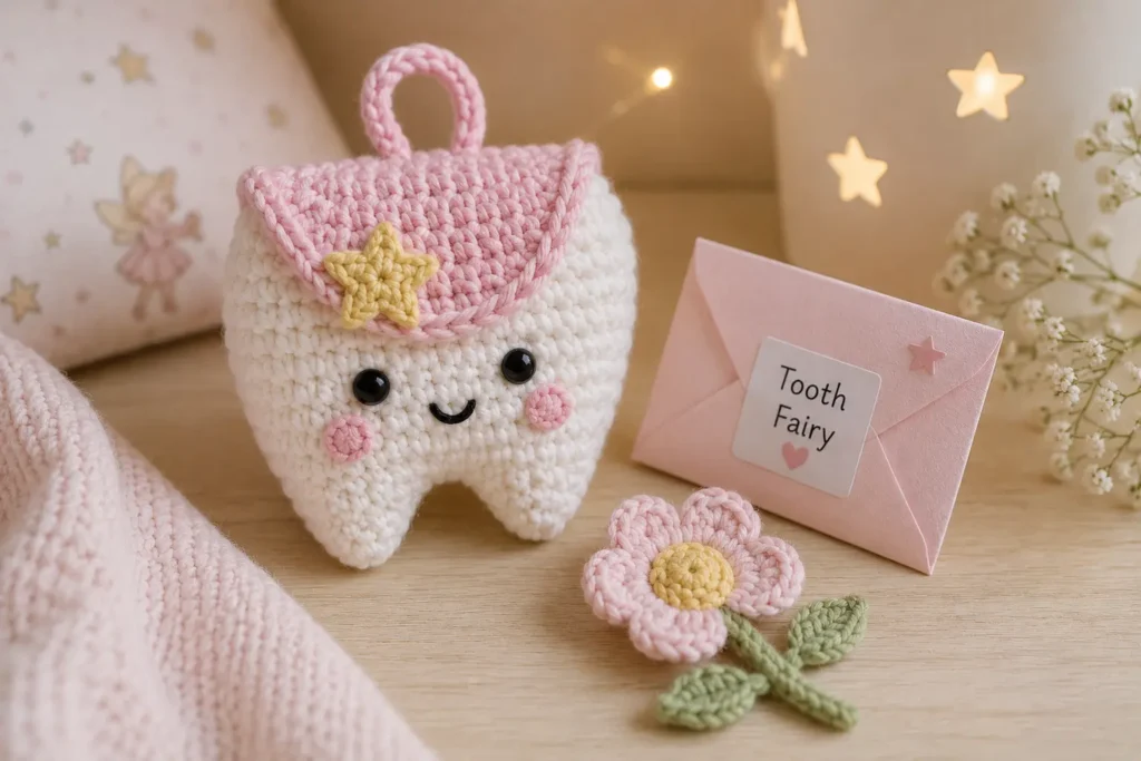 Heartwarming Crochet Gifts for Kids _2. The Little Tooth Fairy Pouch π¦·β¨