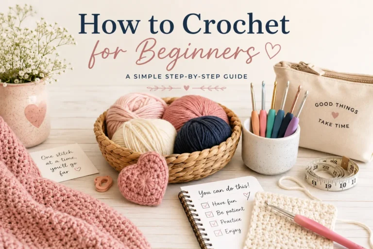 How to Crochet for Beginners A Simple Step-by-Step Guide
