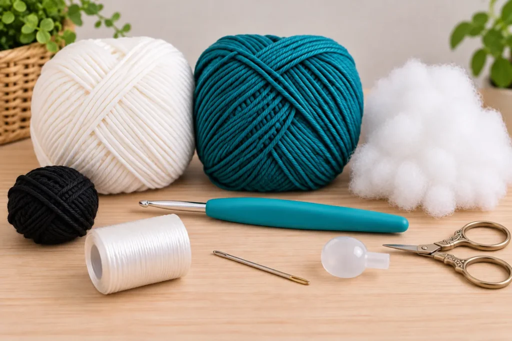 materials Panda Crochet Pattern Make an Adorable Amigurumi Panda1