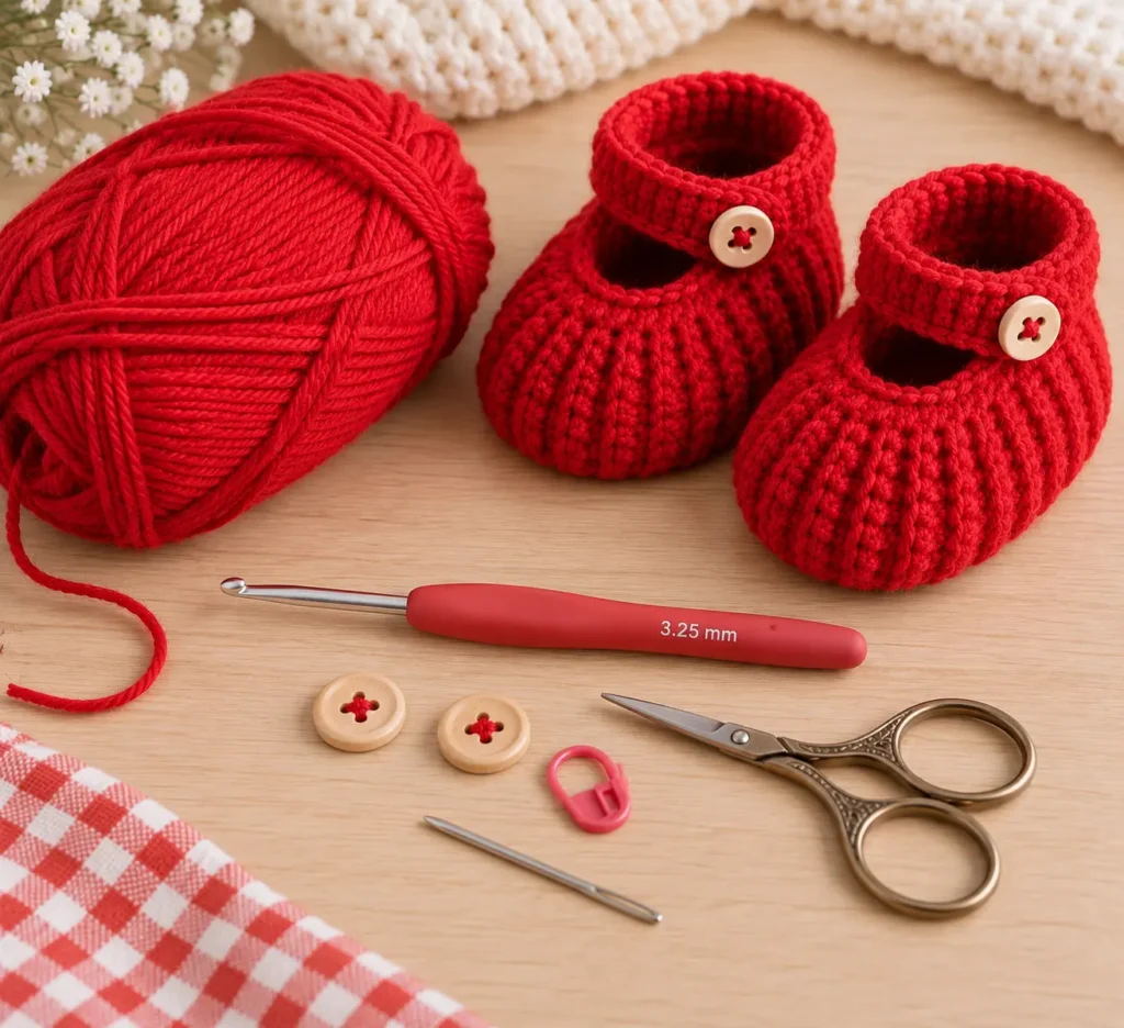 Easy Crochet Baby Booties Pattern Step 1 Start the Foundation and Shape the Base