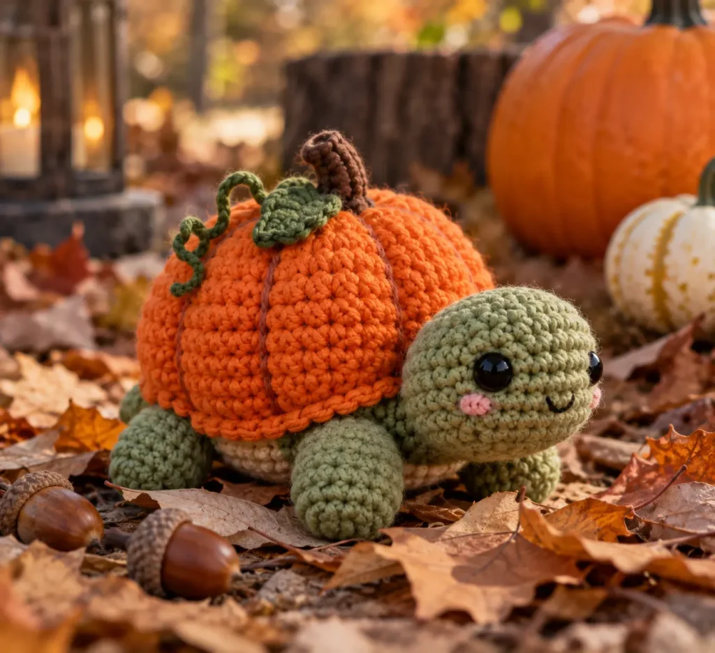 pumpkin turtle Halloween Amigurumi Animals crochet