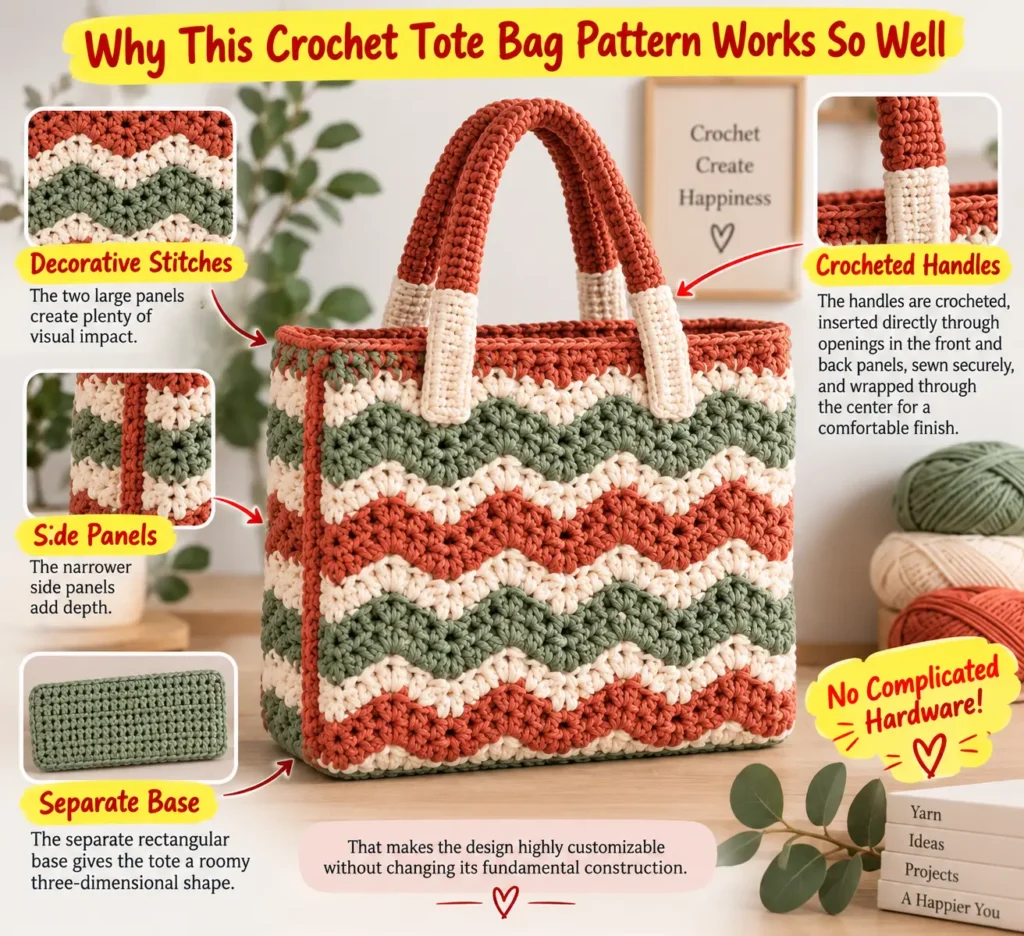 Why This Crochet Tote Bag Pattern Works So Well