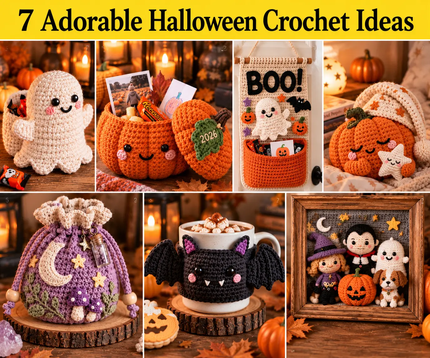 7 Adorable Halloween Crochet Ideas You'll Want to Make