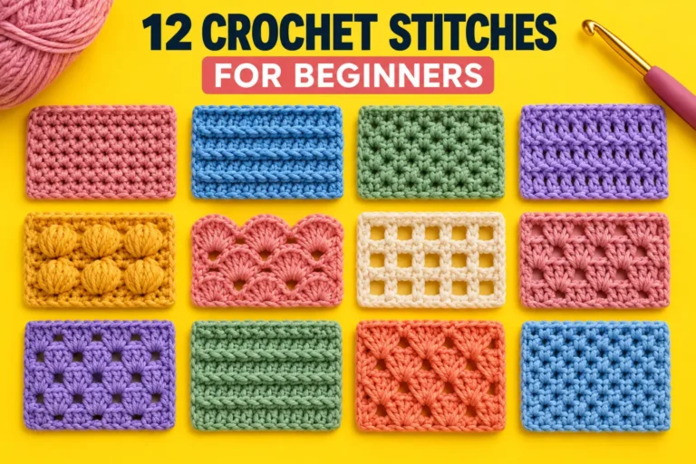 12 Basic Crochet Stitches for Beginners (With Easy Instructions)