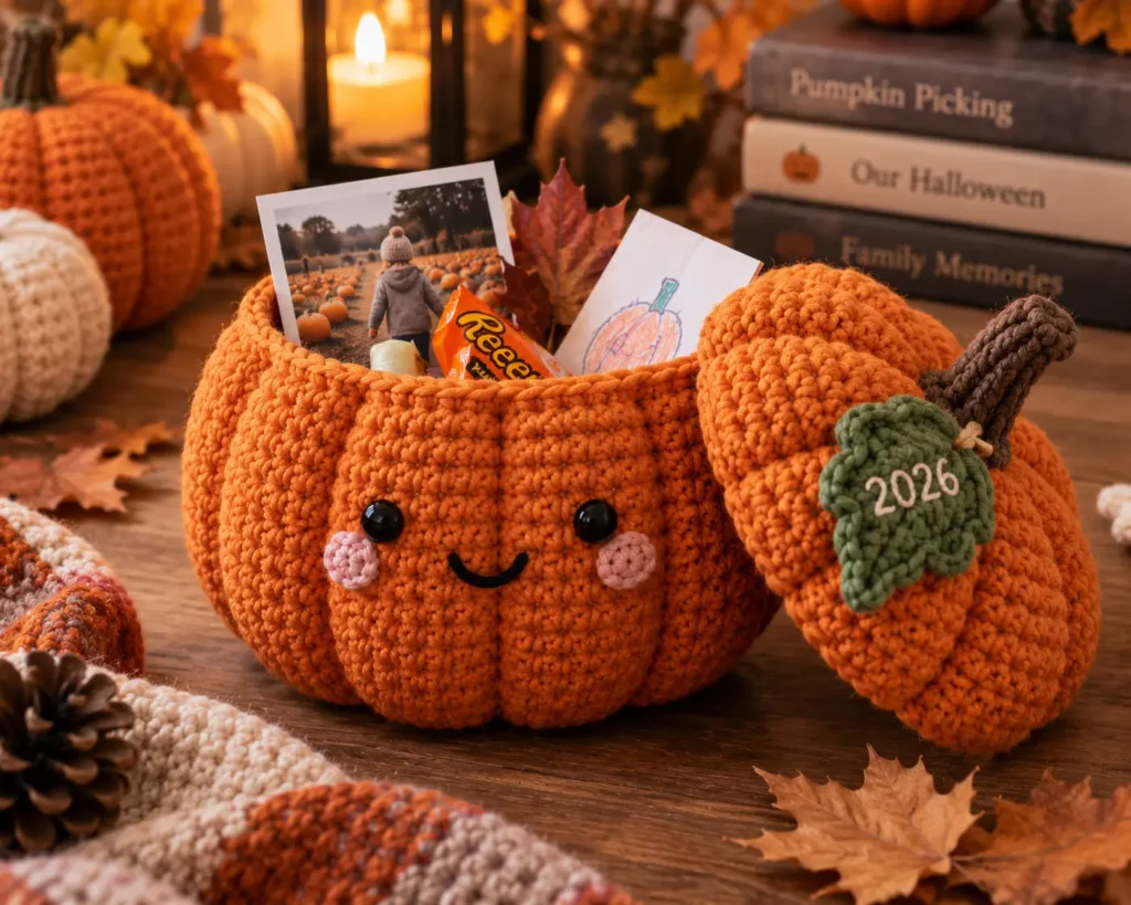 A Pumpkin That Holds Your Child's Halloween Memories